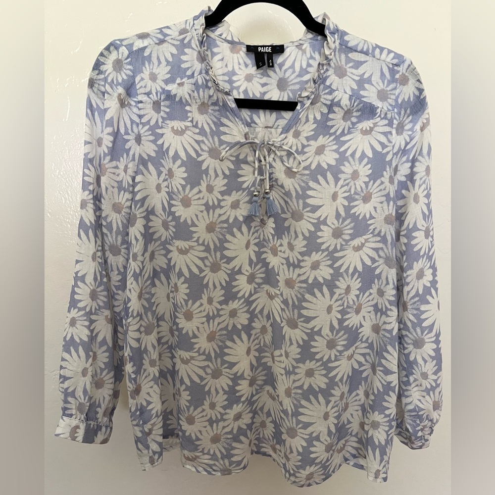 PAIGE Sharene Periwinkle Blouse